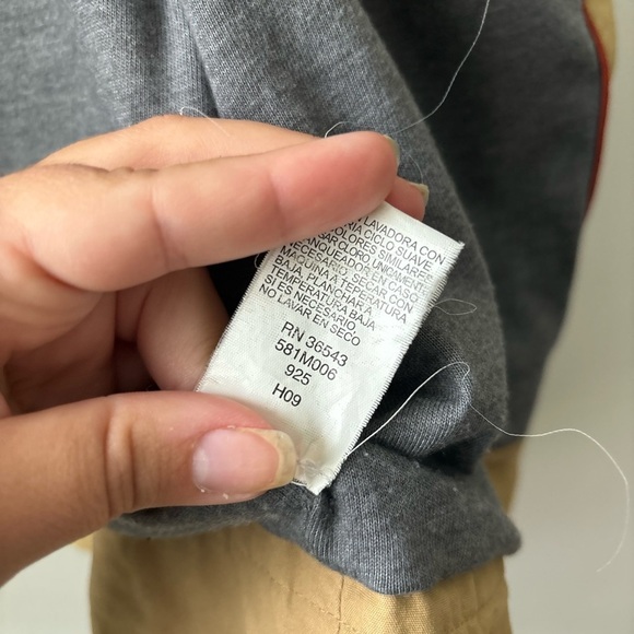 Men's Timberland cream colro wind braker‎ zip up jacket size XL - Picture 6 of 9